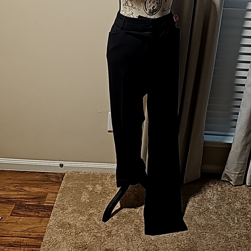 NY&Co. Black wide leg slacks
